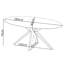 Colturo Oval Metal Base Dining Table-1721189750