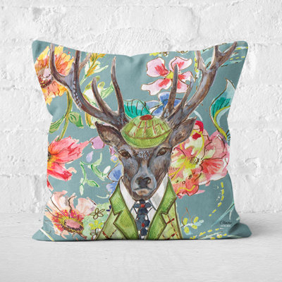 Jules Animal Print Square Cushion