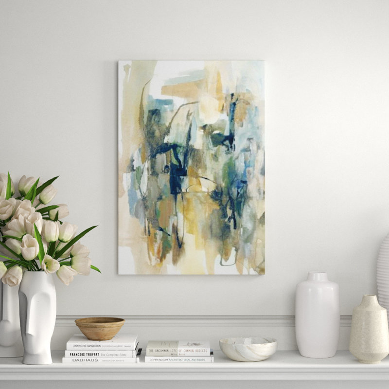 Natural Spread II Painting by Sonia Noir, Image Brush Gel, 44" H x 30" W