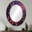 Miroir mural traditionnel mauve et rose-230697985