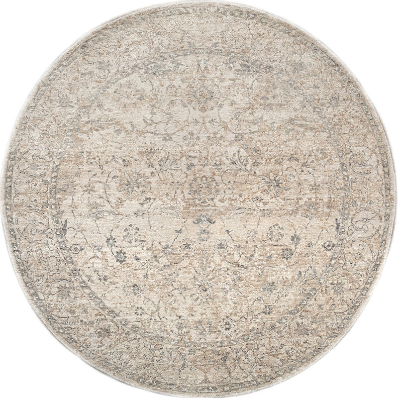 Tapis noué à la main, Rond 6 pi
