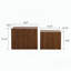 Ensemble de 2 tables basses gigognes-129021372