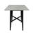 Chesterville dining room table，Modern Bar Height 42" Dining Table, Rubberwood Legs and Laminate Table Top-1416972305