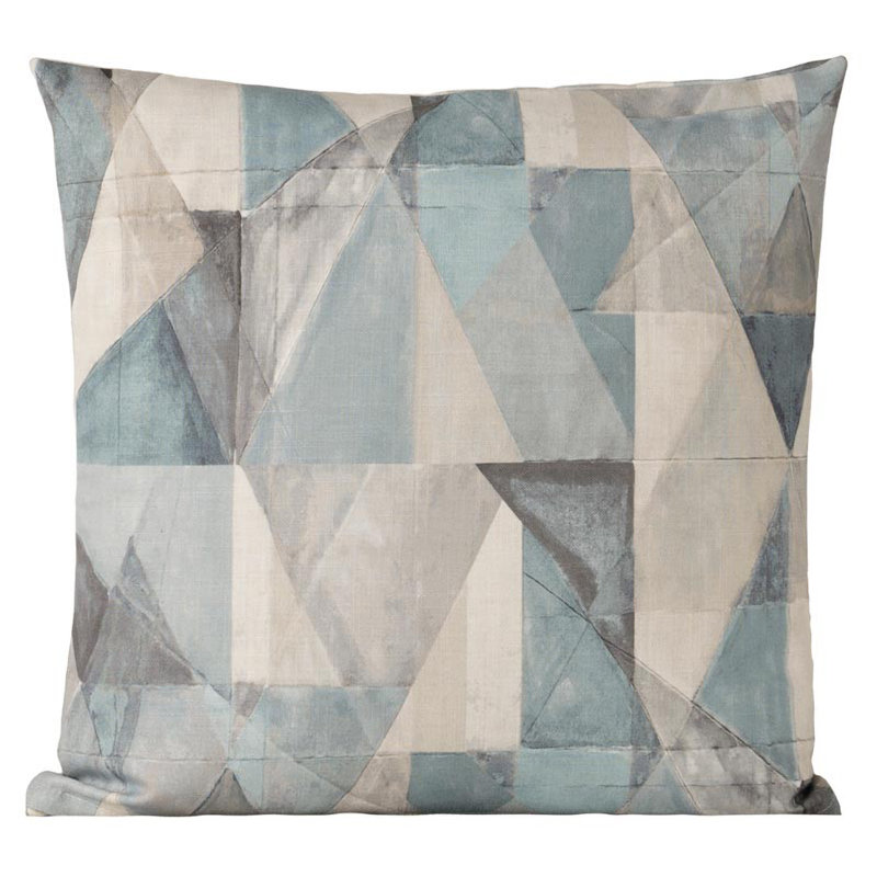 Geometric Reversible Throw Pillow, 17" x 17"