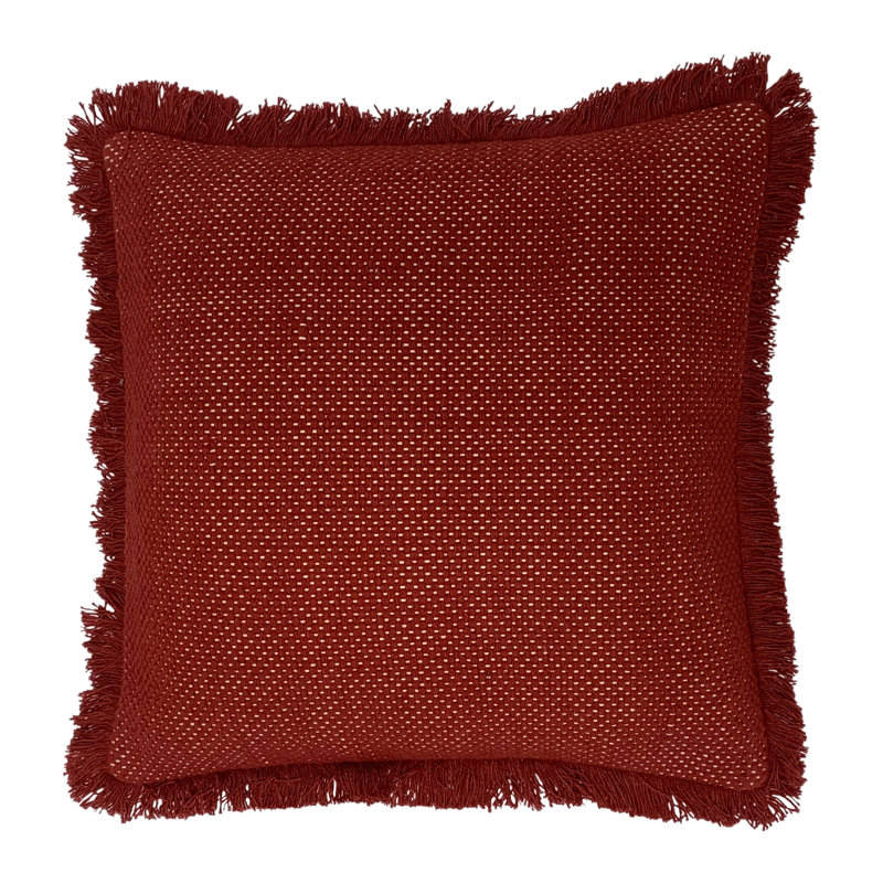 Sienna Square Cushion, Natural, 100% Hollowfibre Polyester