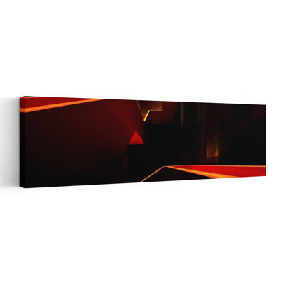 Art abstrait contemporain audacieux "Geometric Path"