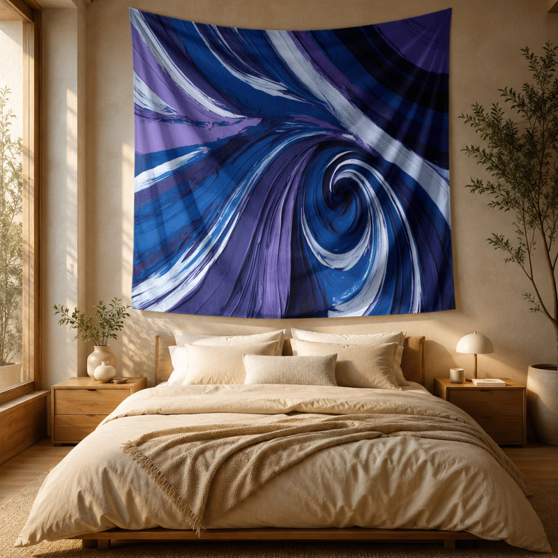 Tapisserie murale «Lyrical Abstraction», 51 po x 60 po