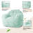 39" / 51" Oversized Bean Bag Chair for Adults & Kids, Filled Cozy Floor Sofa Beanbag Couch-46725789-46725790