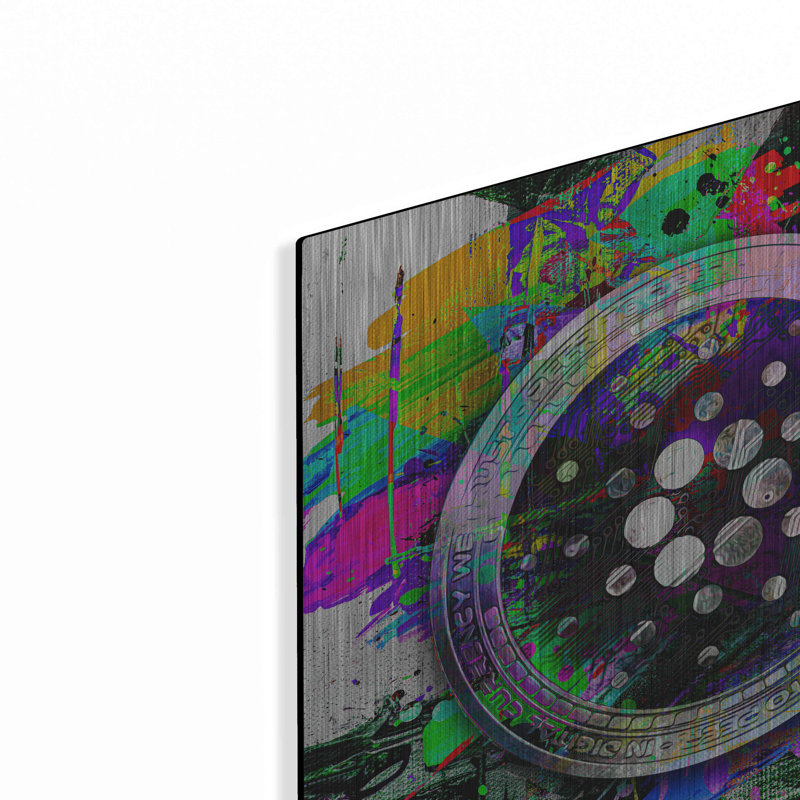 Art mural en métal Cardano Crypto, H 12 po x l 12 po