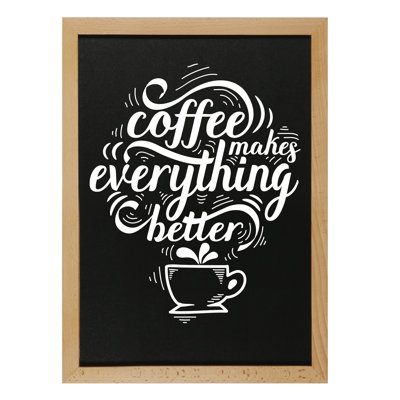 MT Displays No Fiberboard Wall Wood Chalkboard