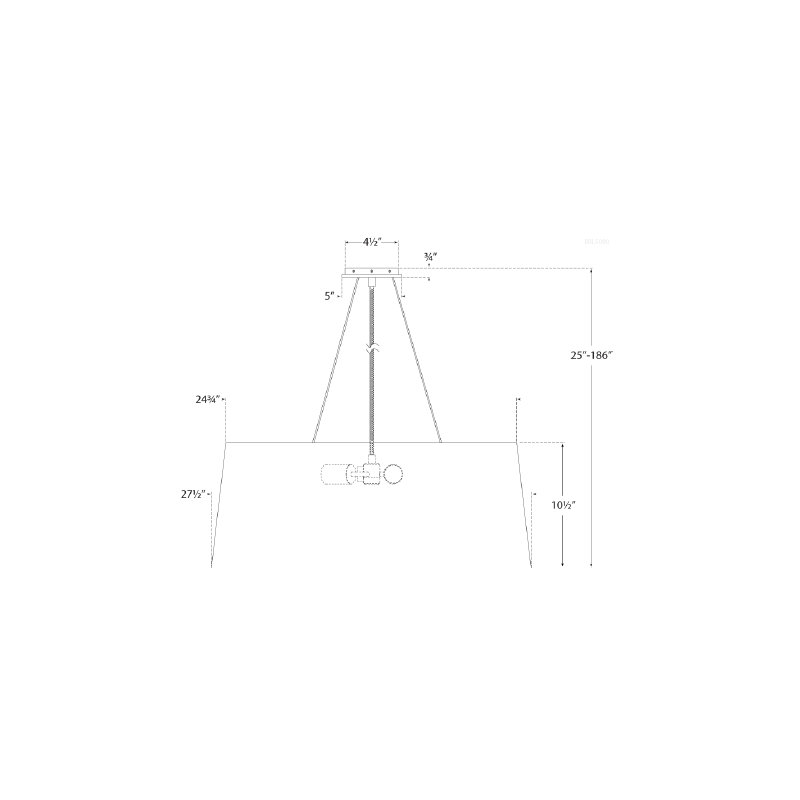 Barbara Barry Halo Medium Hanging Shade, Matte White