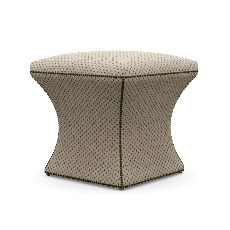 Roxie Square Ottoman, Macrame 090626