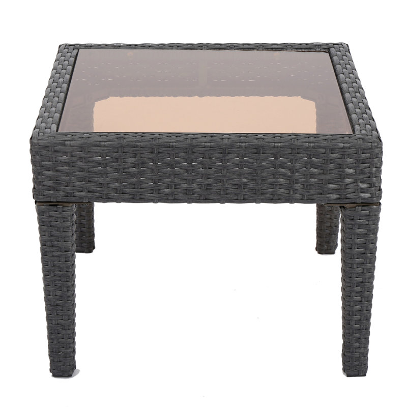 Outdoor Antibes Wicker Side Table