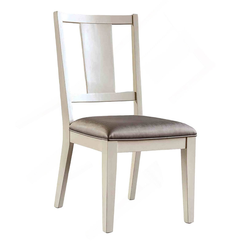 Chaise de salle à manger 2 pièces, Brun, Beige
