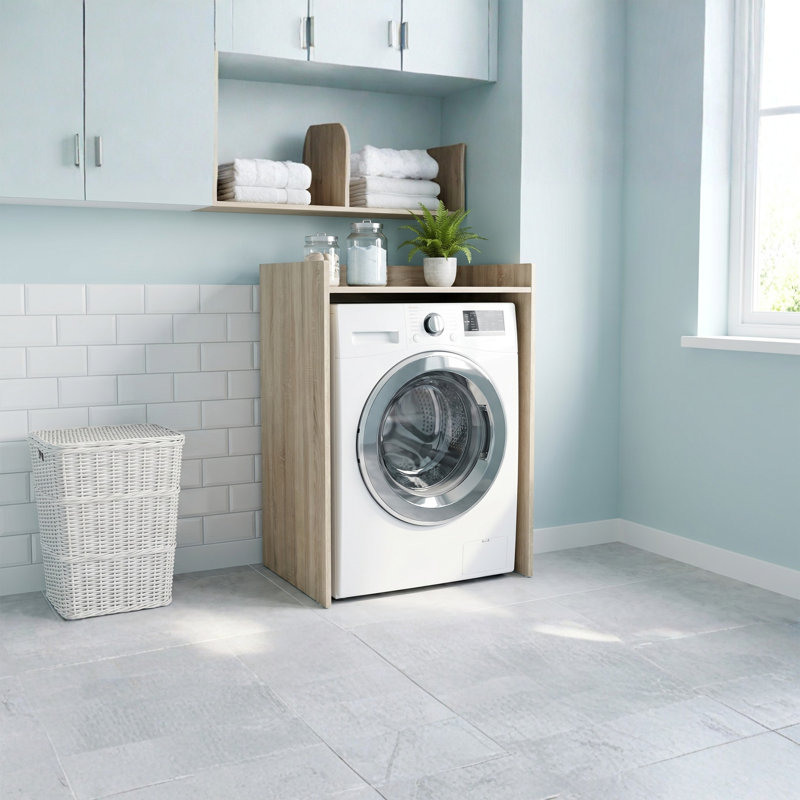 MDF/Chipboard Laundry Cart, Beige