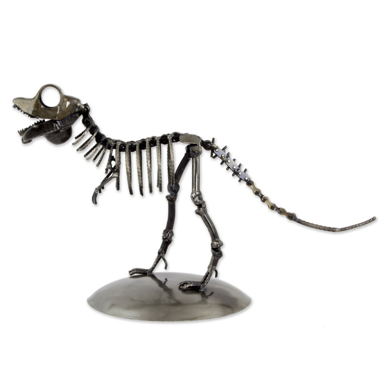 Tyrannosaurus Recycled Figurine
