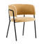 19 " H Upholstered Metal Armchair