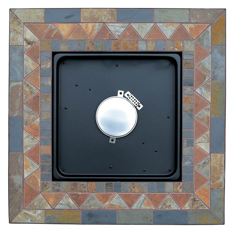 Rectangle Steel Propane Smokeless Fire Pit