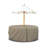 Heavy Duty Multipurpose Waterproof Outdoor Round Dining Table & Chair Set Cover with Umbrella Hole-2090469686-2090469684