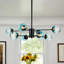 Davesha 8 - Light Dimmable Sputnik Modern Linear Chandelier-1151366380