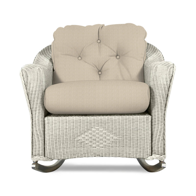 Reflections Outdoor Rocker Chair, Beach Navy, Linen