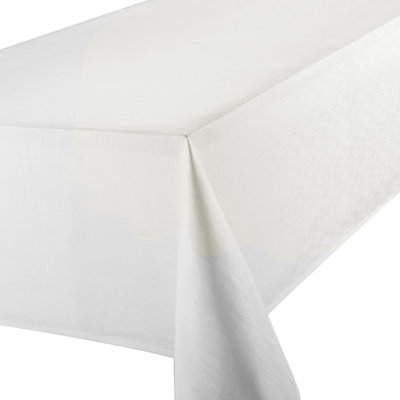 Linen Look Camellia Tablecloth