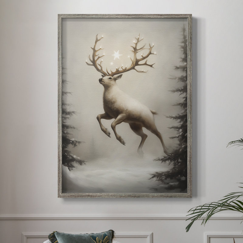Art des Fêtes de Noël - Série 2 - Cccxxv, reproduction encadrée - bois massif, H 30 po x l 24 po