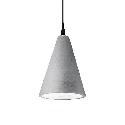 1 - Light Grey Cone Pendant