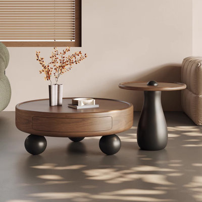 Italian style wooden tea table.