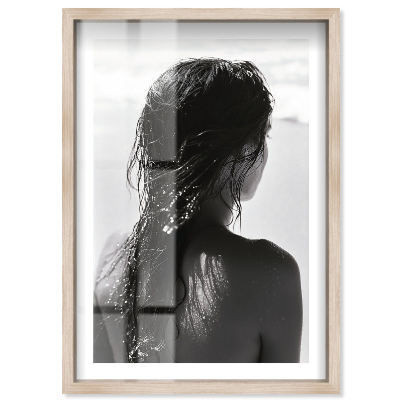 «Ashfall Wet Shadowbox Print» par Notoriart, Crème, crème, H 25 po x l 17 po