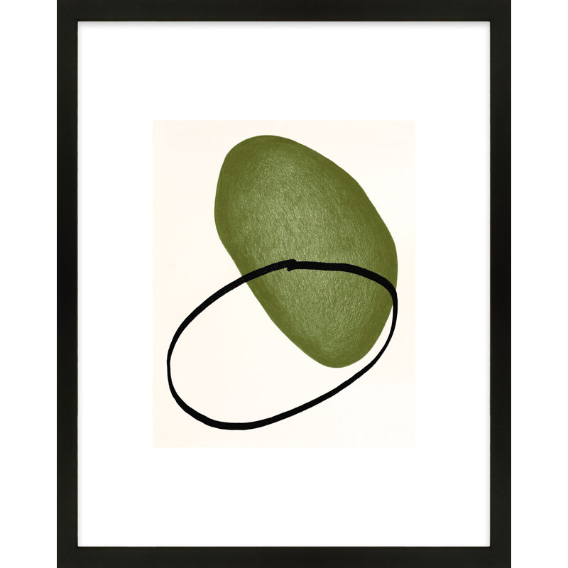 No. 167 Print by Katy Montica, Black Framed Paper, 38" H x 30" W x 1.25" D