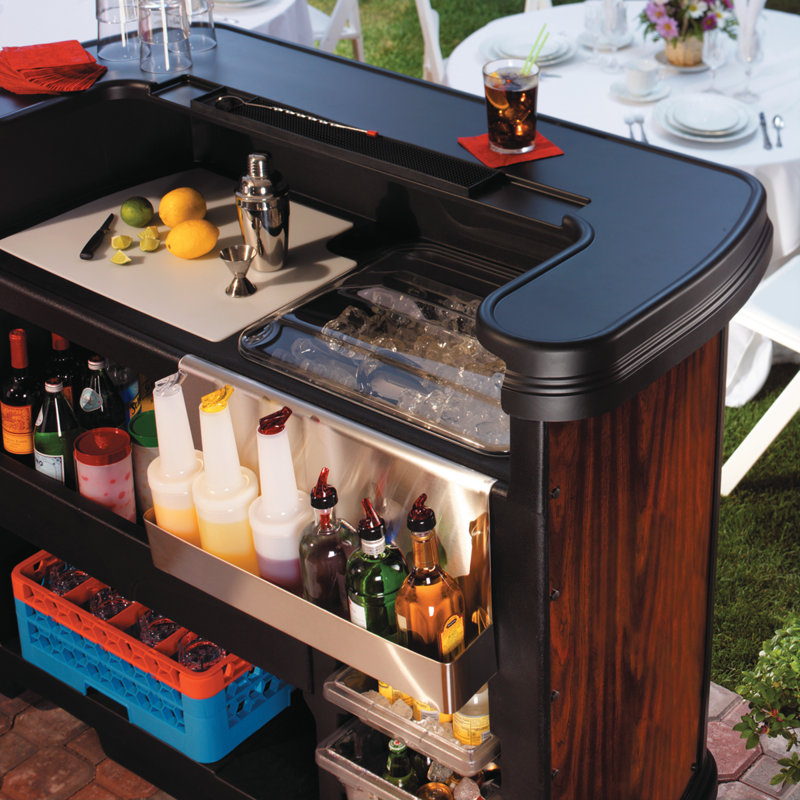 Bar portatif Maximizer™, Bois de cerisier