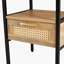 Table de bout en rotin avec prise de courant et ports USB-98288784-89056287