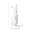 Lapin blanc en résine 20,5 po-1532942504