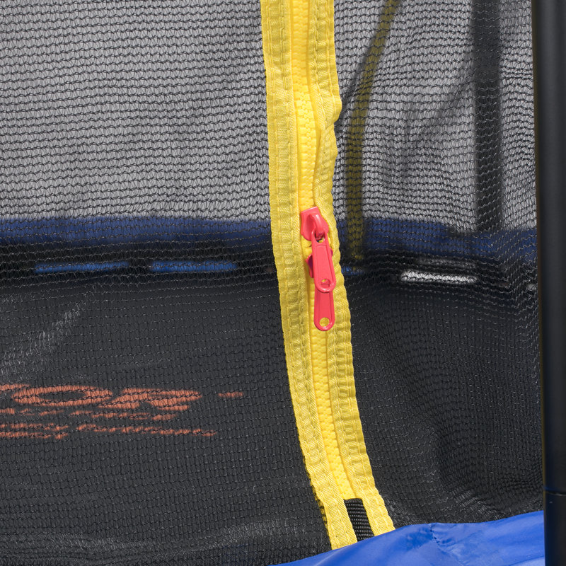 VEVOR 5ft Kids' Trampoline with Safety Enclosure and Basketball Hoop