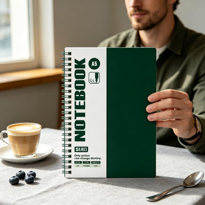 diary book A5 Notebook Thick Lined Journal Notepad Vintage Style Writing Diary For High School College Students Exam Study Office Note