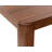 Mid-Century Modern Wood Kitchen Dining Table Brown