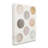 " Dull Paint Circles Quilted Beige Linen Backdrop " by Patricia Pinto-69576148-69576147