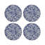 Royal Delft Vegan Leather Round Placemats