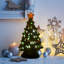 Arbre de noël en céramique pré-éclairée