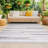 Striped Indoor/Outdoor Area Rug-759391099
