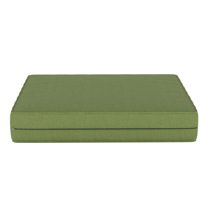 Sunbrella® Outdoor Ottoman Cushion, 3.5" H x 23.5" W x 20.5" D, Sunbrella® Canvas Navy