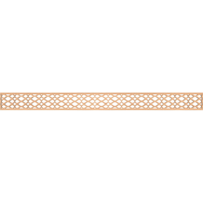Moulure de panneau Somerset, Noyer blanc, H 4 po x l 46,375 po x P 0,375 po