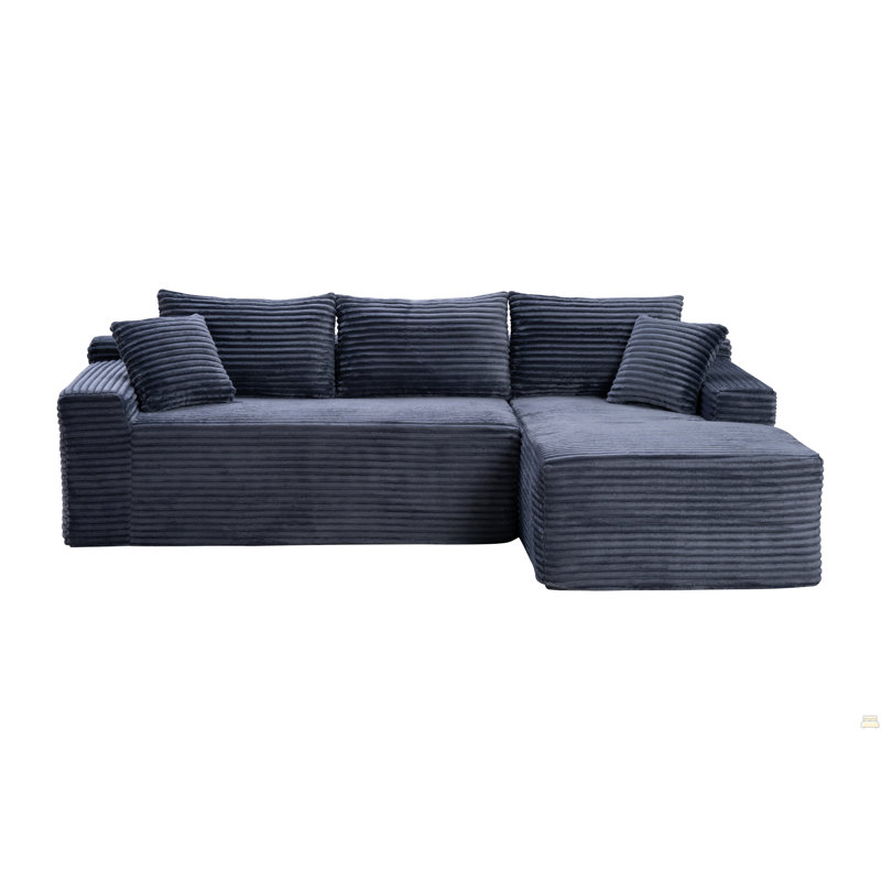 Canapé modulaire 106,3 po Cloud, Gris