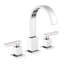 Secant Widespread Bathroom Faucet with Drain Assembly-40526197