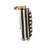Mona Black Striped Designer Standing Accent Clock