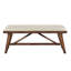Banc de conception moderne 1pc, siège rembourré