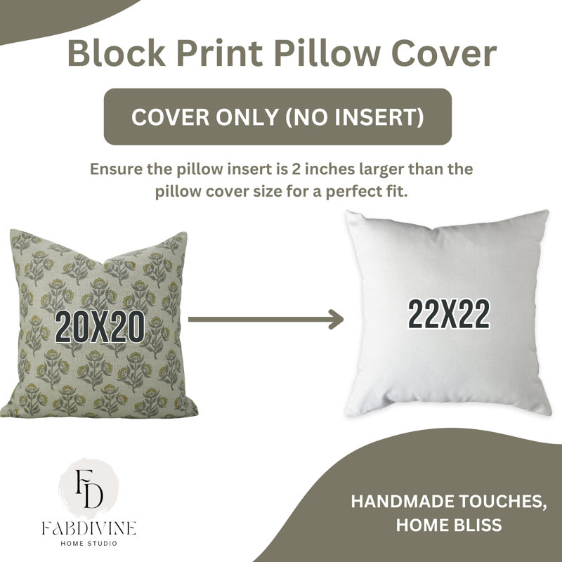 Housse de coussin fabriquée à la main Fab Divine, coussin, salon, canapé, style maison de campagne - Bel Patr, Carré
