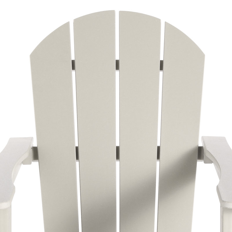 Chaise Adirondack berçante en PEHD Laguna, Sable