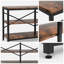 Console à 3 niveaux, table d'appoint de 180 cm de long avec tablettes de rangement pour entrée ou canapé-1536598993-1536599005-1536599006